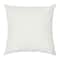 Hello Honey® White Square Modern Geometric Quilted Pillow Cover
